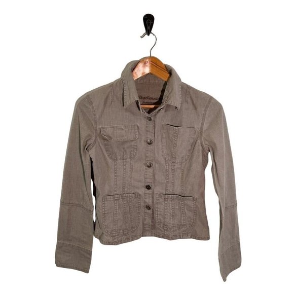 Vintage Weathervane Khaki Jacket Size Small Junior - Picture 1 of 10